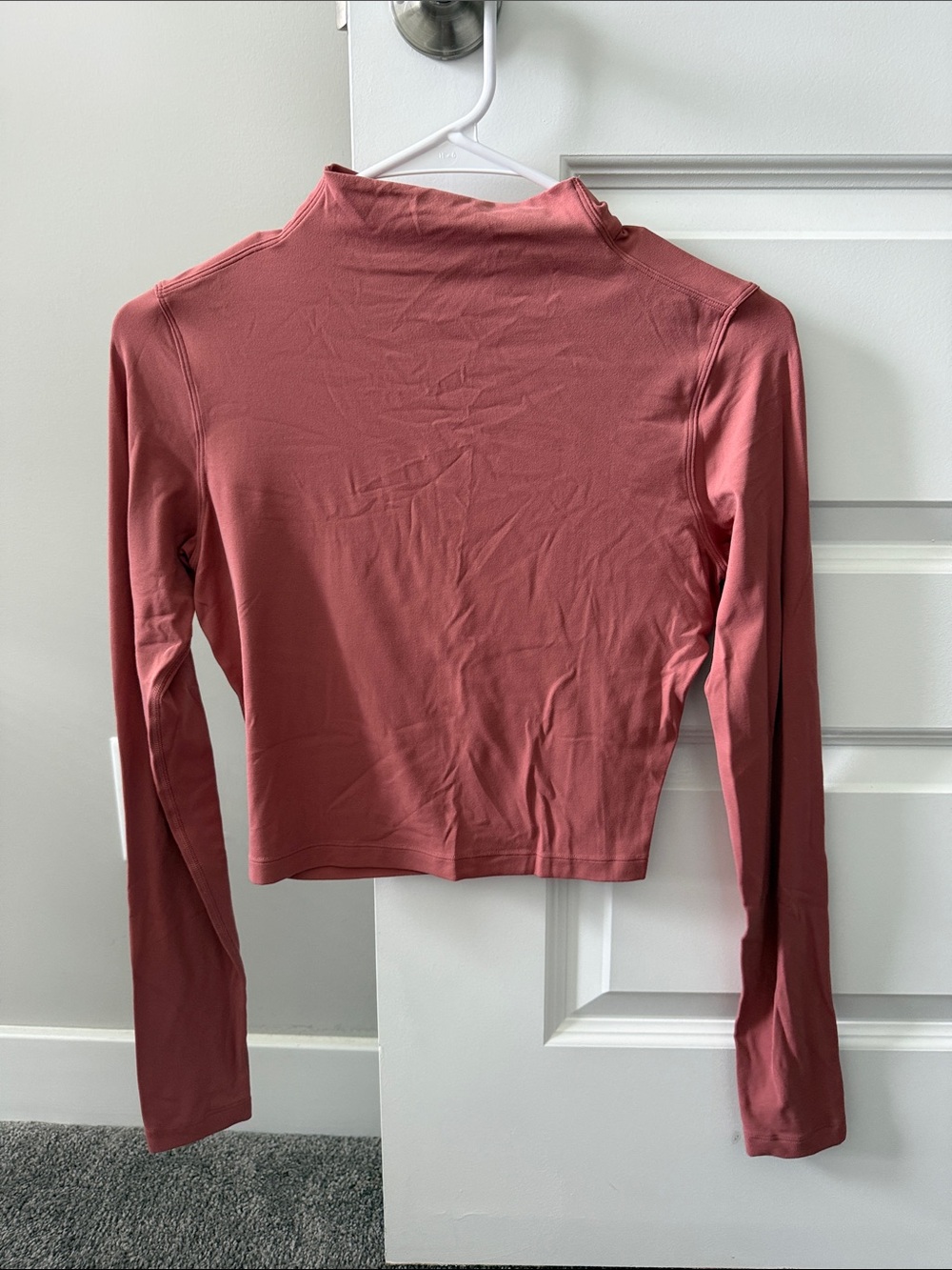 lululemon athletica Align Long-Sleeve Mock Neck Top - Rosewood